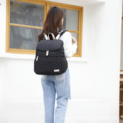 Diaper Bag Backpack,Waterproof Baby Diaper Bag with Changing Pad Converts into Baby Tote Bag Diaper Backpack Stroller Bag and Cr