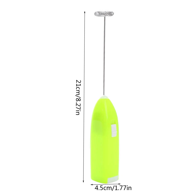 Milk Frother Handheld Mixer Electric Coffee Foamer Egg Beater Cappuccino Stirrer Mini Portable Blenders Home Kitchen Whisk Tool