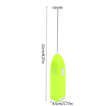 Milk Frother Handheld Mixer Electric Coffee Foamer Egg Beater Cappuccino Stirrer Mini Portable Blenders Home Kitchen Whisk Tool