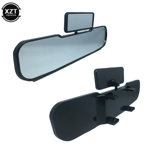 2-in-1 Rotatable Wide-angle Safety Mirror Double Rear-view Mirror Mother Mirror Children's Interior Rear-view Mirror Accessories