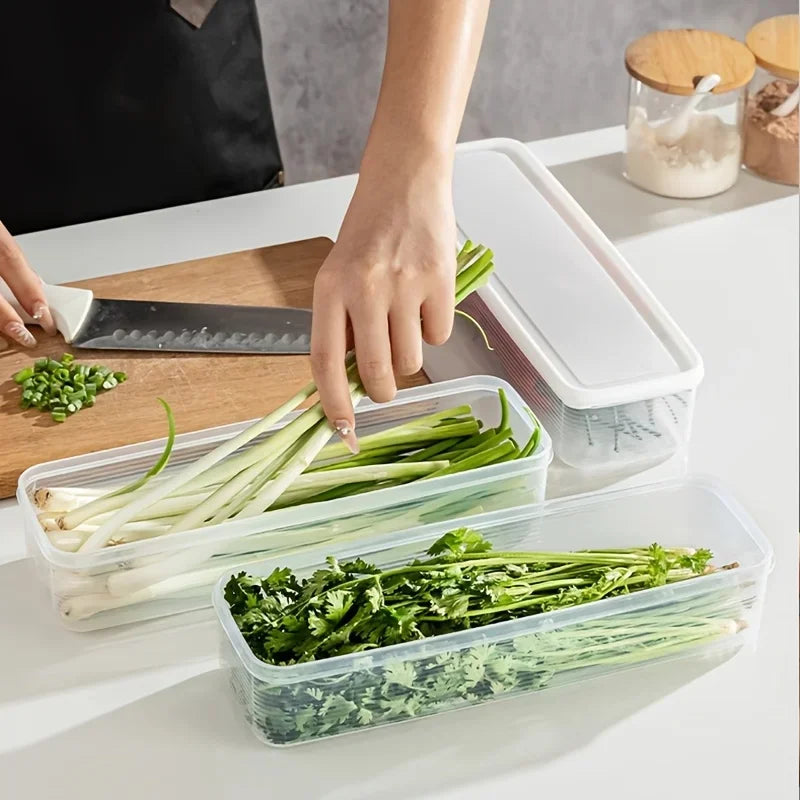 1/3/6pcs Refrigerator Side Door Storage Box Food Vegetable Fruit Eggs Fresh Organizer Household Kitchen Fridge Containers Boxes