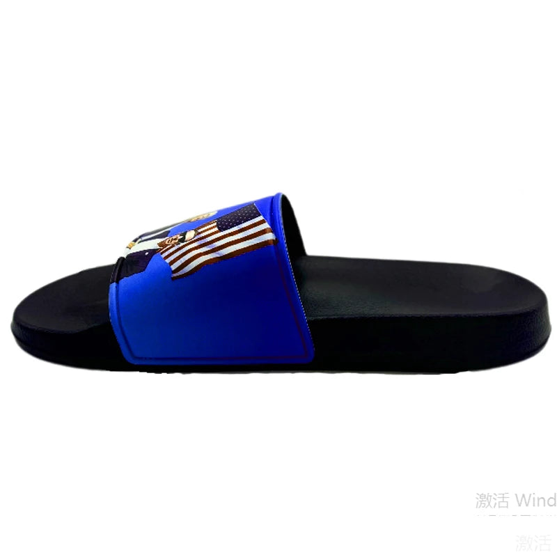 Trump Slippers Living Room Slippers for Men Original Brands Shoes Male Shoes Sneakers Comfortable Man Sandal Adult Men's Sandal