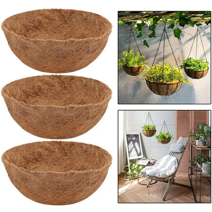 Coconut Palm Basket Cushion Coconut Palm Inner Lining Hanging Basket Hanging Pot Wall Hanging Flower Pot