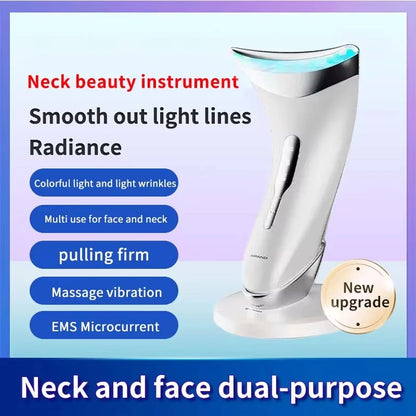 Home Face And Neck Massage Tool, Face Massager, Three Mode, Heating Mode, Skin Care, Facial Device, Portable Beauty Instrument