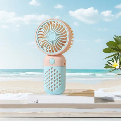 2025 New Handheld Charging Fan Cartoon Cute Small Student Charging Small Fan Portable Mini USB Fan Mini Pocket fans