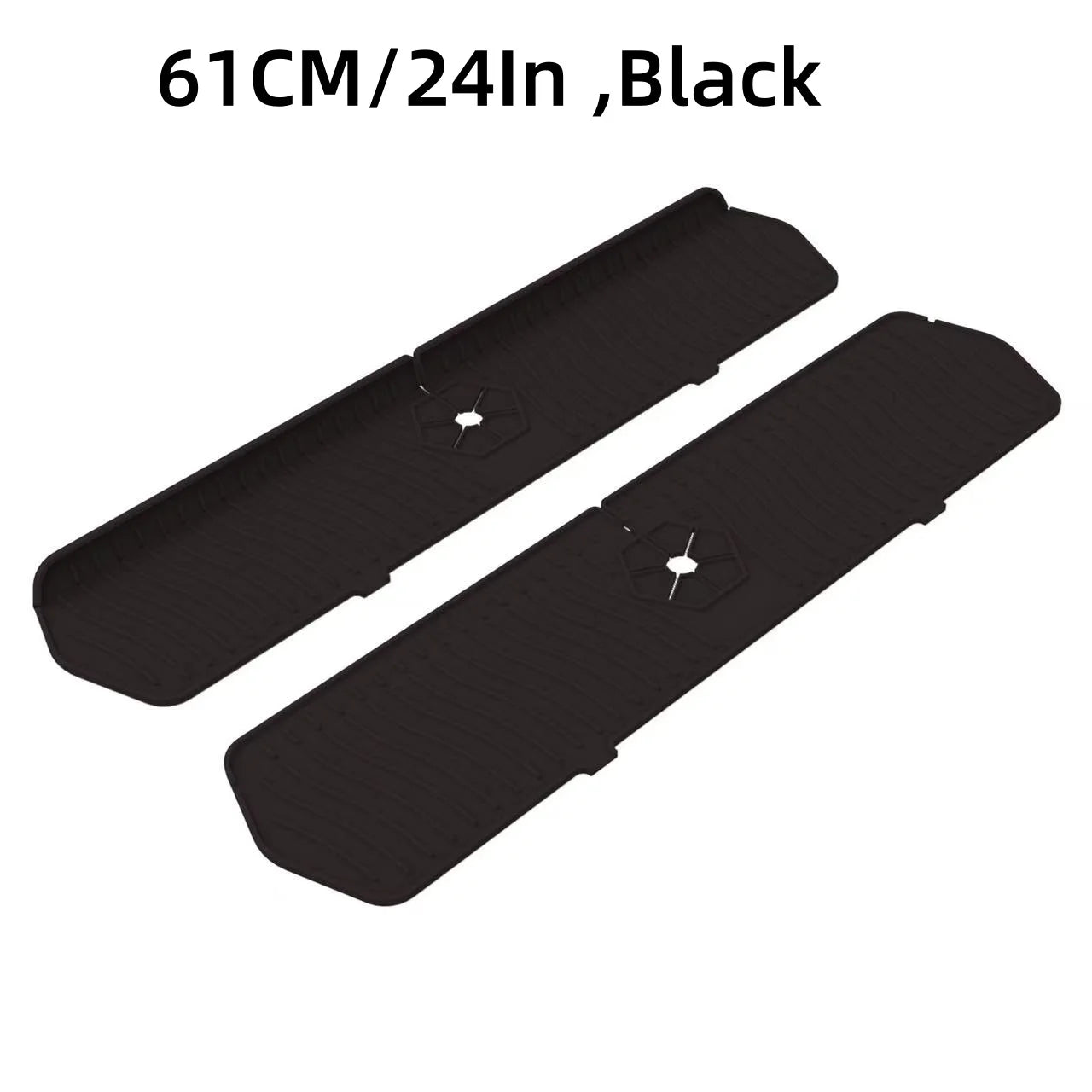 24/29.5inch Kitchen Sink Splash Guard,Silicone Draining Mat for Sink,Sink Protectors for Kitchen Sink Mat, Splash Guard Kitchen
