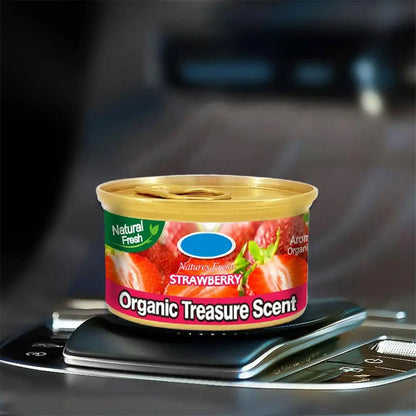 Car Air Freshener Odor Eliminator Canned Strawberry Fragrance Essential Long-Lasting Strong Aromatherapy For Car Interior Decora