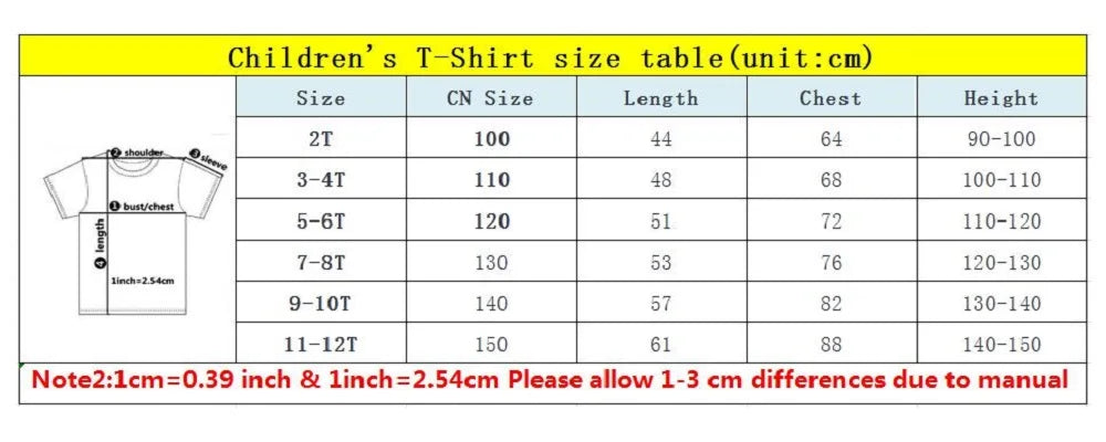 T Shirts for Baby Boys Girls Summer Clothes Cartoon Short Sleeve O-neck Tops Children Patrick Star Tshirt