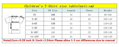 T Shirts for Baby Boys Girls Summer Clothes Cartoon Short Sleeve O-neck Tops Children Patrick Star Tshirt