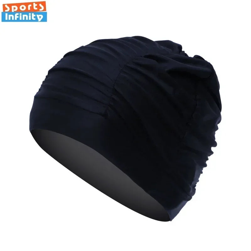 Swimming Caps Women Breathable Long Hair Swim Caps for Women Enlarged Swimming Hats Wholesale  Swimming Pool Accessories