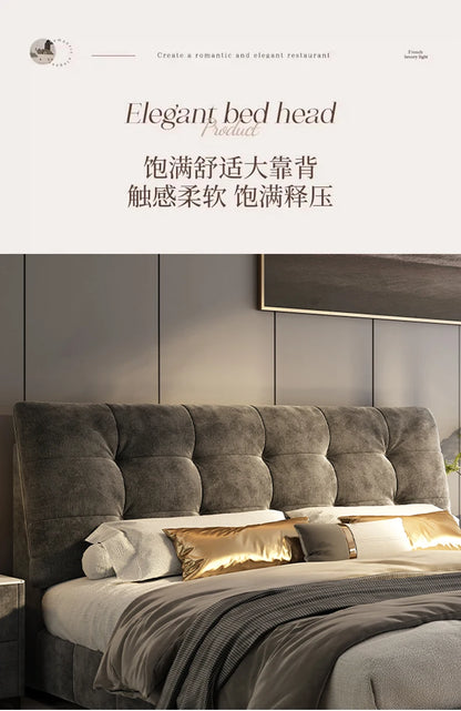 King Size Queen Double Beds Base Frame With Head Board Luxury Daybed Full Size 180x200 Double Bed Twin Home Bedroom Furniture