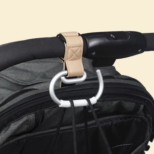 PU Baby Stroller Hooks Solid Color Stroller Accessories Hanging Hook Cartoon Cart Organizer Stroller Accessories Pram
