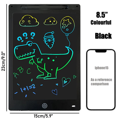 LCD Writing Tablet Doodle Board,8.5 inch Colorful Drawing Pad, Electronic Drawing Tablet, Drawing Pads, Travel Gifts for Kids