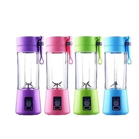 Mini Portable Handheld USB Rechargeable Blender 380ml Travel Smoothie Maker Juicer Cup for On-the-Go Shakes & Juices