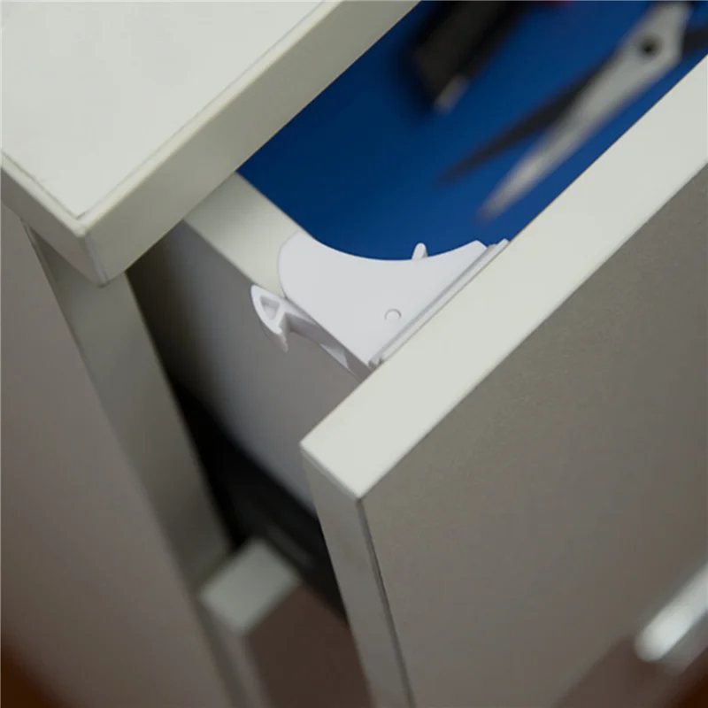 40+8 Magnetic Cabinet Locks Child Proof Cupboards Drawer Invisible Kids Baby Safe Lock Catch-Y47A