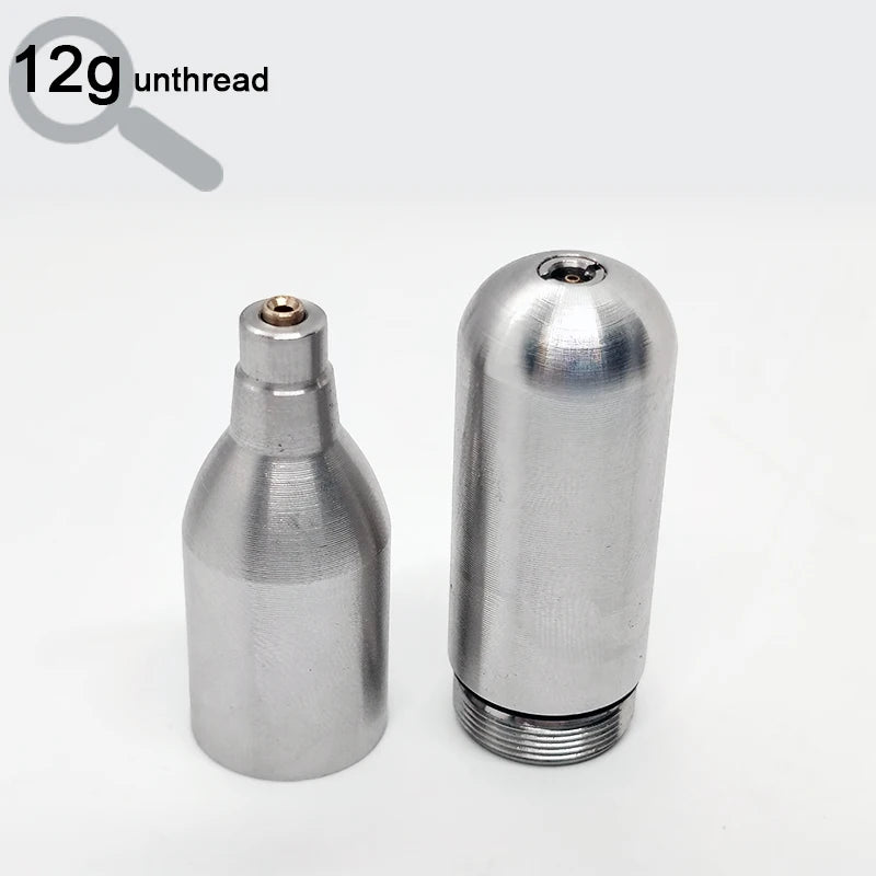 Rechargeable co2 cylinder 12g 16g CO2 Cartridges Refill CO2 Inflator for Bike Tires Brewing Equipment With Threaded Unthread