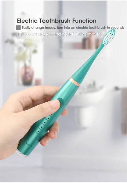 Electric Toothbrush Sonic Dental Teeth Whitening Kit Tooth Whitener Calculus Tartar Remover Tools Cleaner Stain Oral Care