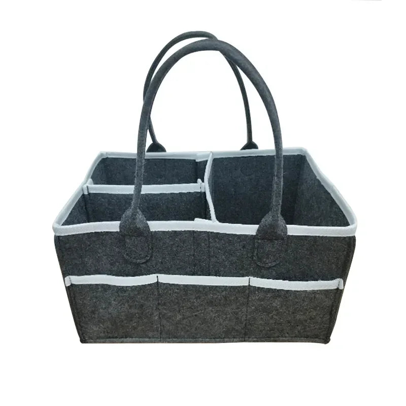 38*23*18cm Baby Diaper Caddy Organizer Portable Holder Bag for Changing Table and Car  Nursery Essentials Storage Bins