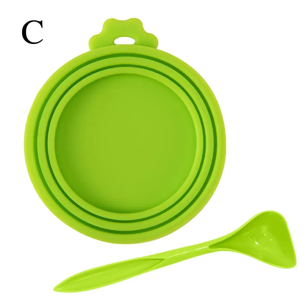 Silicone Canned Lid Sealed Feeders Food Can Lid For Puppy Dog Cat Storage Cap Reusable Cover Lid Health Pet Daily Supplies