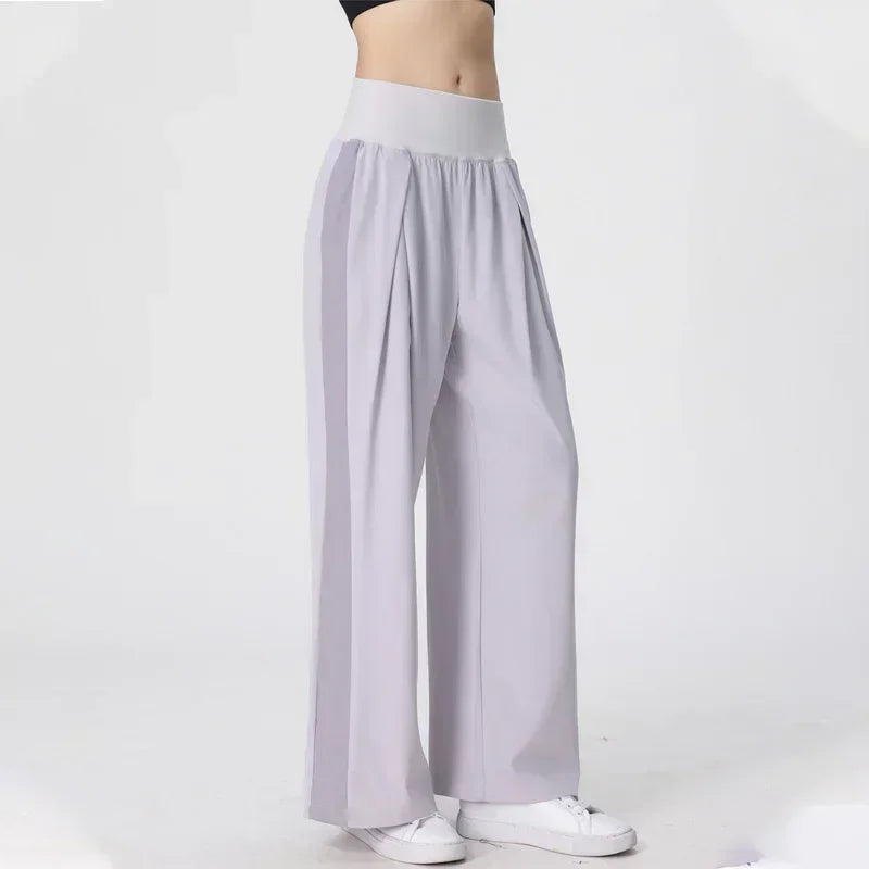 Yoga Pants Outdoor Loose Athletic Casual Pants Running Fitness Wide Leg Pants