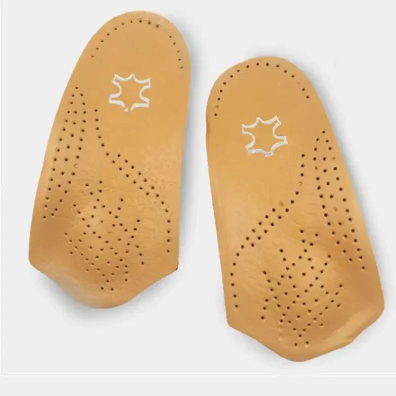 Orthopedic Half Insole Arch Support Shoes Insoles for Feet Plantar Fasciitis Shoe Pads Quality Cowhide Comfort Inserts Cushion