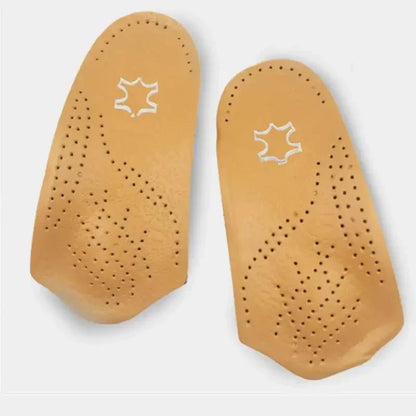 Orthopedic Half Insole Arch Support Shoes Insoles for Feet Plantar Fasciitis Shoe Pads Quality Cowhide Comfort Inserts Cushion