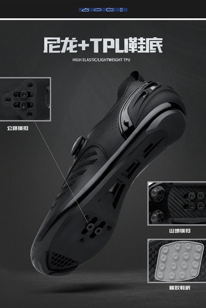 2024 Breathable Cycling Shoes Women's Mountain Bike Sneakers Road Bike Sneakers Men's Mountain Bike Sneakers