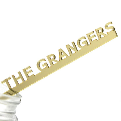 30/50/100Pcs Personalized Acrylic Stirrers Custom Lasercut Drink Stirrers Initial Drink Stirrers Wedding Stirrers Swizzle Sticks