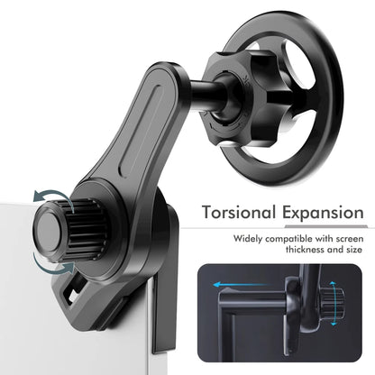 New Car Mounted Display Screen Magnetic Mobile Phone Holder 360 Degree Rotation Foldable Mount Usded for Car Electric Vehicle