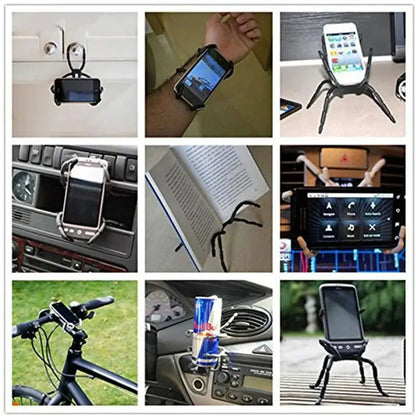 Mobile phone holder desktop multi-function mobile phone support Car changing spider lazy stand decoration mobile phone stand