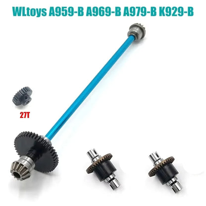 WLtoys A949 A959 A969 A979 A959-B A969-B A979-B RC Car spare part Car bottom A949-23/A959-B-27 Upgrade metal differential Parts