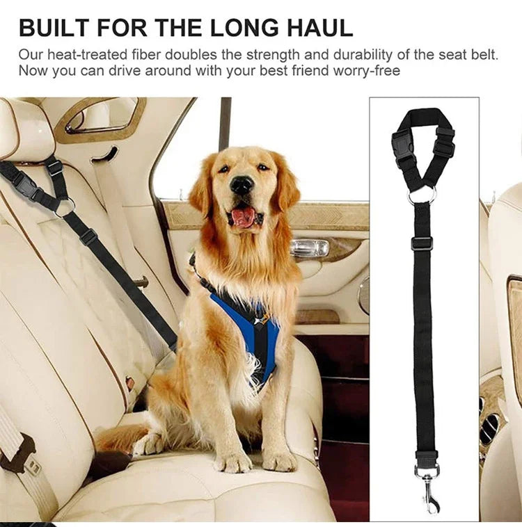 Adjustable Universal Practical Safety Seat Belt Harness Leash for Cat Dog Puppy Travel Clip Strap Leads