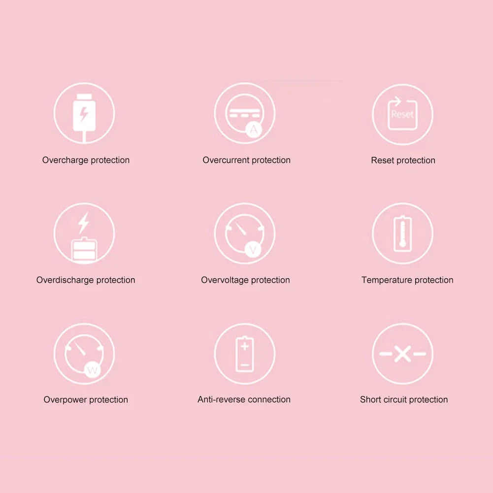 NewPowerful power bank 10000mAh 5v2a power bank external battery pack for heating vest jacket scarf socks gloves