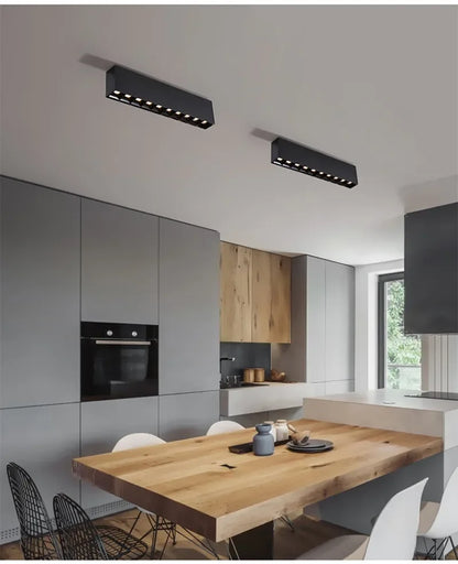 LED Spot Light 10W 20W 30W 40W line light bar creative linear long strip living room corridor light Surface Mount