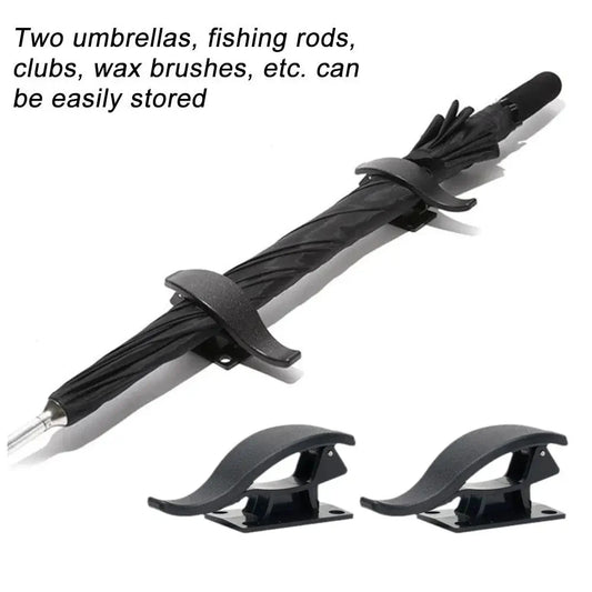 2PCS Universal Car Hook Seat Back Hook Multi-purpose Trunk Umbrella Holder Car Umbrella Storage Car Interior Accessories Storage