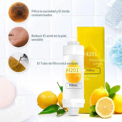 Vitamin C Shower Head Filter,Scented Bathing Shower Filter,Chlorine Removal Water Softener ,Natural Vitamin C Shower Filter