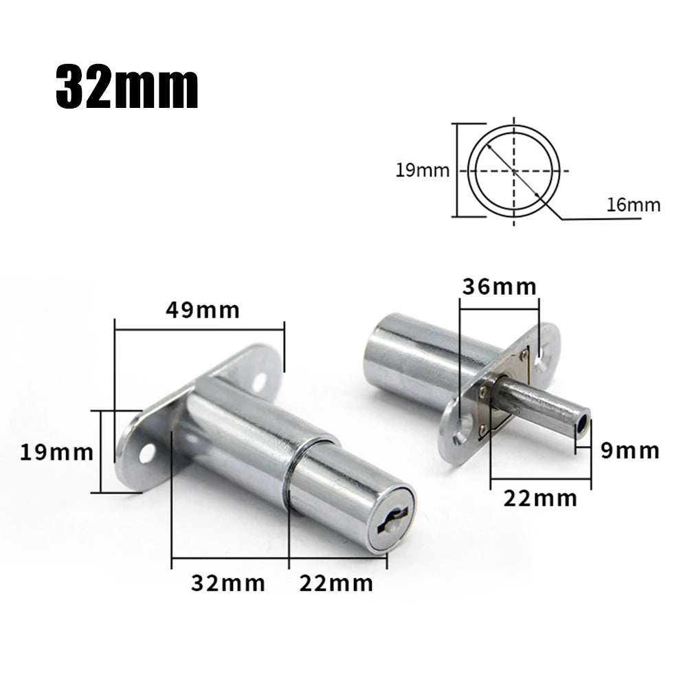 Sliding Door Window Locks With Keys Baby Child Safety Protection Antitheft Door Window Security Lock Cabinet  Wardrobe Catches