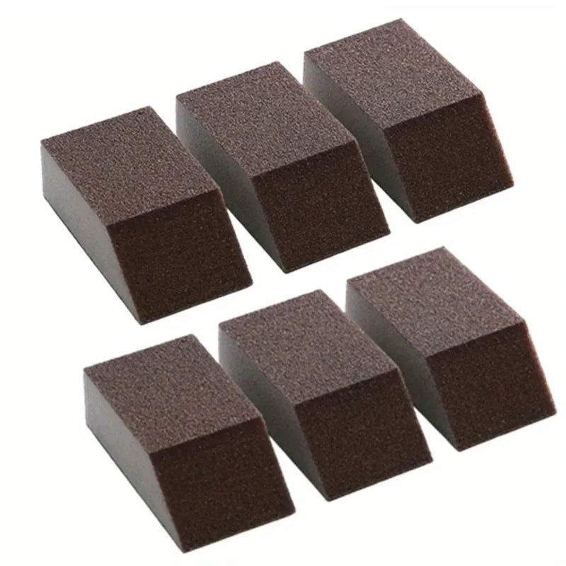 6Pcs Sponge Brushes Durable Gap and Corner Cleaning Sponges for Living Room Toilet Kitchen