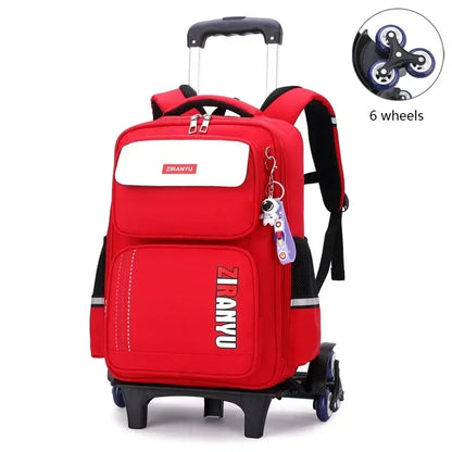 Student Rolling Backpacks for Primary School Children Trolley School Backpack Wheeled Bag Back To School Backpacks with Wheels