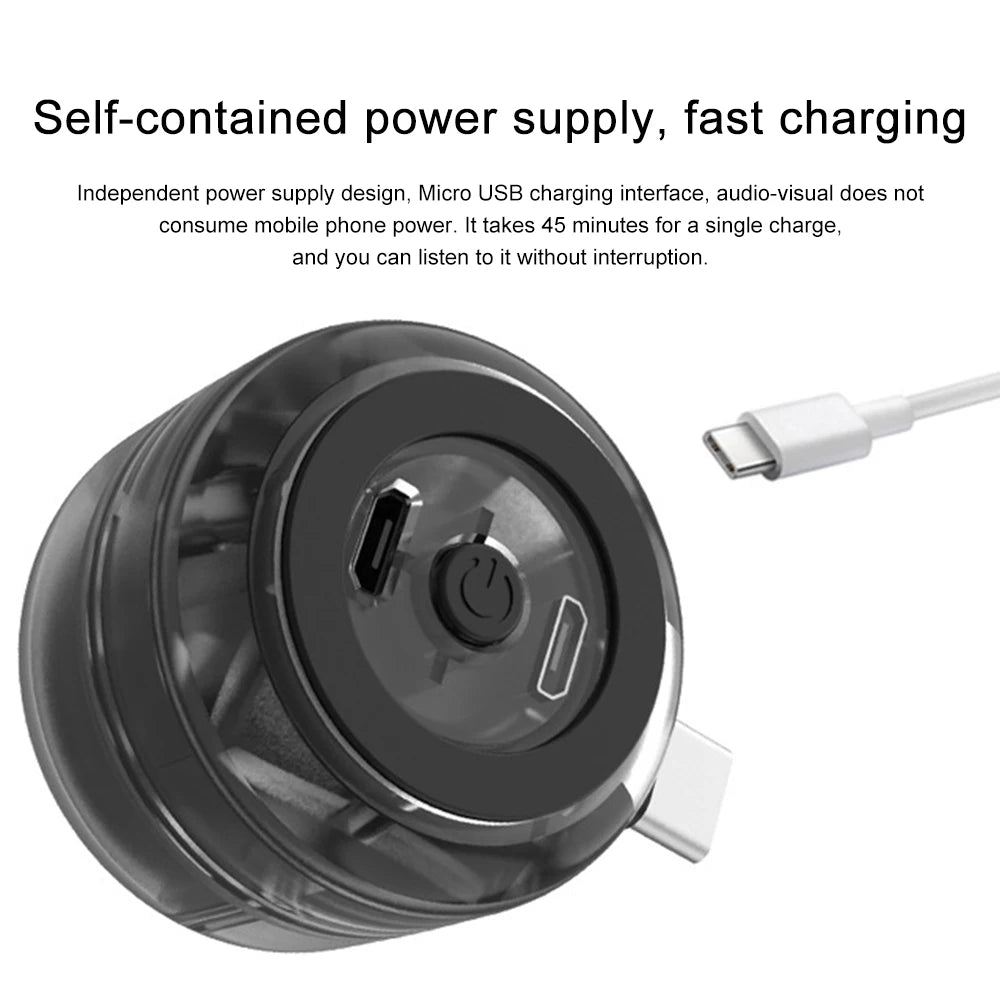 Mini Speaker-Mobile Phone Speakers In-line MP3 Speaker Amplifier External High Quality Sound Wired Audio Amplifier Portable