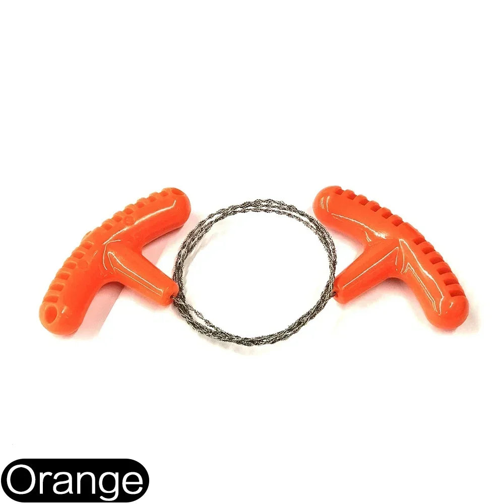 Manual Steel Rope Chain Saw - Portable Survival Gear for Emergency, Camping, and Travel