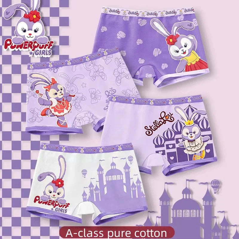 Children's Pure Underwear Boys And Girls Princess Cartoon Underwear Cartoon Sweet Cute Babys Briefs
