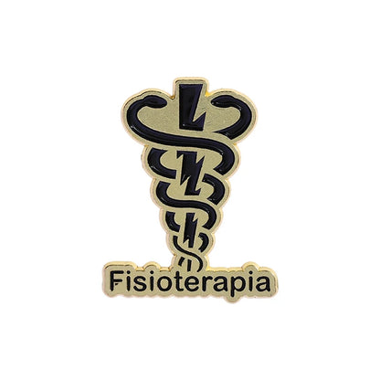 Veterinary Pharmacy Symbol Caduceus Snake Enamel Pins Odontologia Nutricao Fisioterapia Medical Health Badge Brooch Doctor Nurse