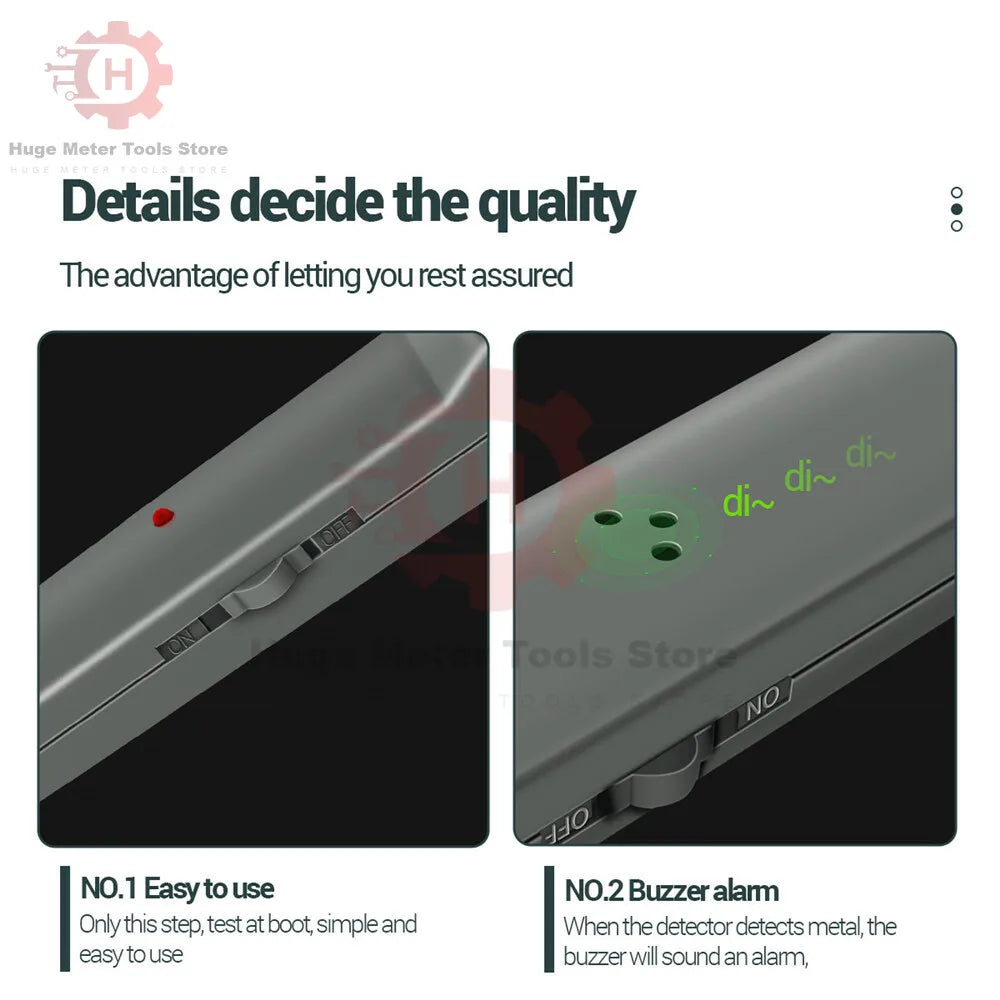 Metal Detector DM3004A Waterproof Handheld Alarm High Sensitivity Metal Scanner Security Checker Pinpointer Metal Detect Tool