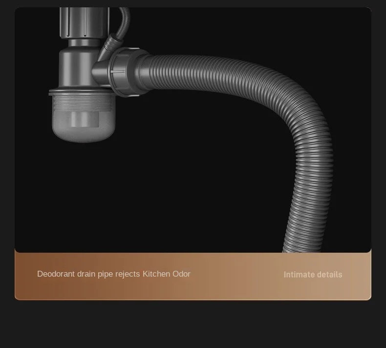 Nano 304 Stainless Steel Sink Waterfall Large Single Slot Kitchen Sink Vegetable Sink Stainless Steel Sink Household Sink