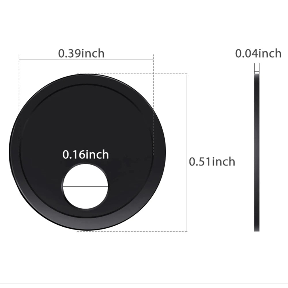3 PCS Universal Round Shape Design WebCam Cover Camera Cover for Desktop, Laptop, Tablet, Phones