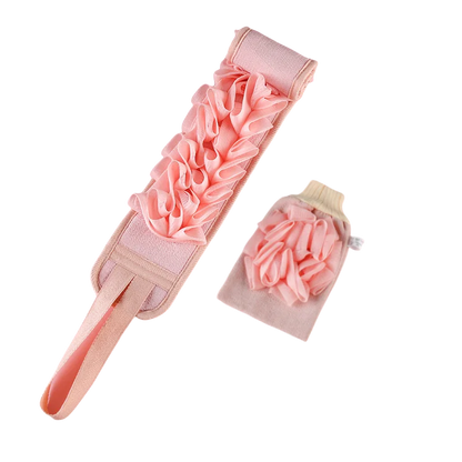 2-in-1 Pullback Towel Strong Rubbing Back Bath Towel Bath Bar Bath Flower Rubbing Mud Home Rubbing Bath Towel