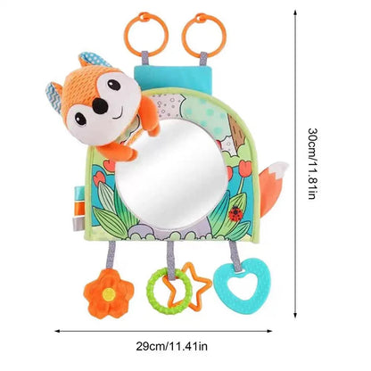 Baby Mirror Car Seat Toys Baby Rear Mirror Hanging Toys Kids Monitor Infant Tummy Time Toys Travel Toys Babies Carseat Toy Gifts