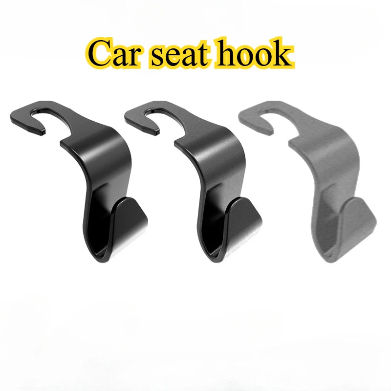 Durable Hidden Car Interior Hooks - Small Seat Back & Headrest Hooks for Vehicle Storage Solutions Car Supplies