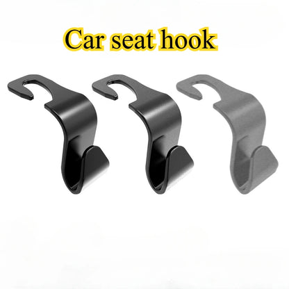 Durable Hidden Car Interior Hooks - Small Seat Back & Headrest Hooks for Vehicle Storage Solutions Car Supplies